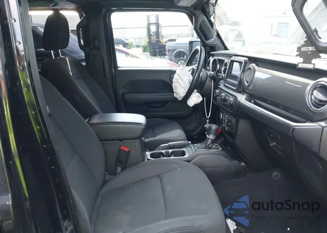 2019 Jeep Wrangler Unlimited Sahara 4X4 из США, поврежденный, VIN 1C4HJXEN6KW591996